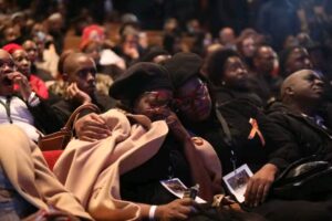 Heading: Tributes Continue as Mourners Gather at SA State Theatre for Presley Chweneyagae’s Second Memorial