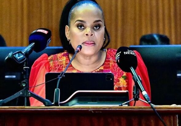 Dr-Phophi-Ramathuba-delivers-her-first-speech-at-the-Legislature-in-Lebowakgomo-as-the-Limpopo-s-first-female-premier-Picture-Supplied